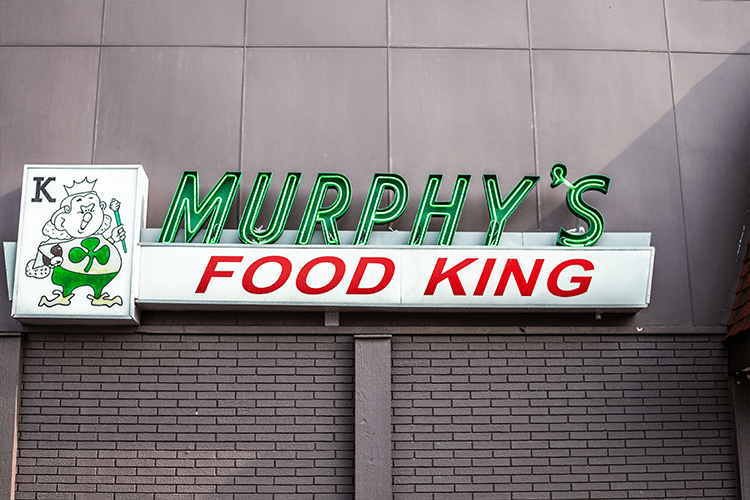 Murphy's Food King Neon Sign